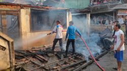 Konsleting Listrik, Satu Unit Rumah di OKU Ludes Terbakar