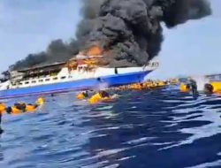 Jumlah Korban Meninggal Kapal KM Barcelona Yang Terbakar Bertambah, Ada Ibu Hamil
