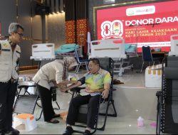 Peringati Harlah Kejaksaan, Kejari OKU Timur Gelar Donor Darah