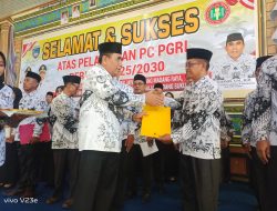 ‎Lantik Pengurus PGRI Cabang, Komitmen Perjuangkan Kesejahteraan Guru