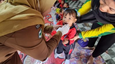 Puskesmas Rasuan Tuntaskan Pembagian Vitamin A ke 28 TK/Paud dan Balita