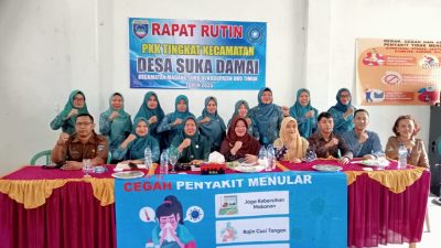 Puskesmas Batumarta Vlll Bersama PKK Madang Suku III Cegah TBC Paru Dengan Metode TCM