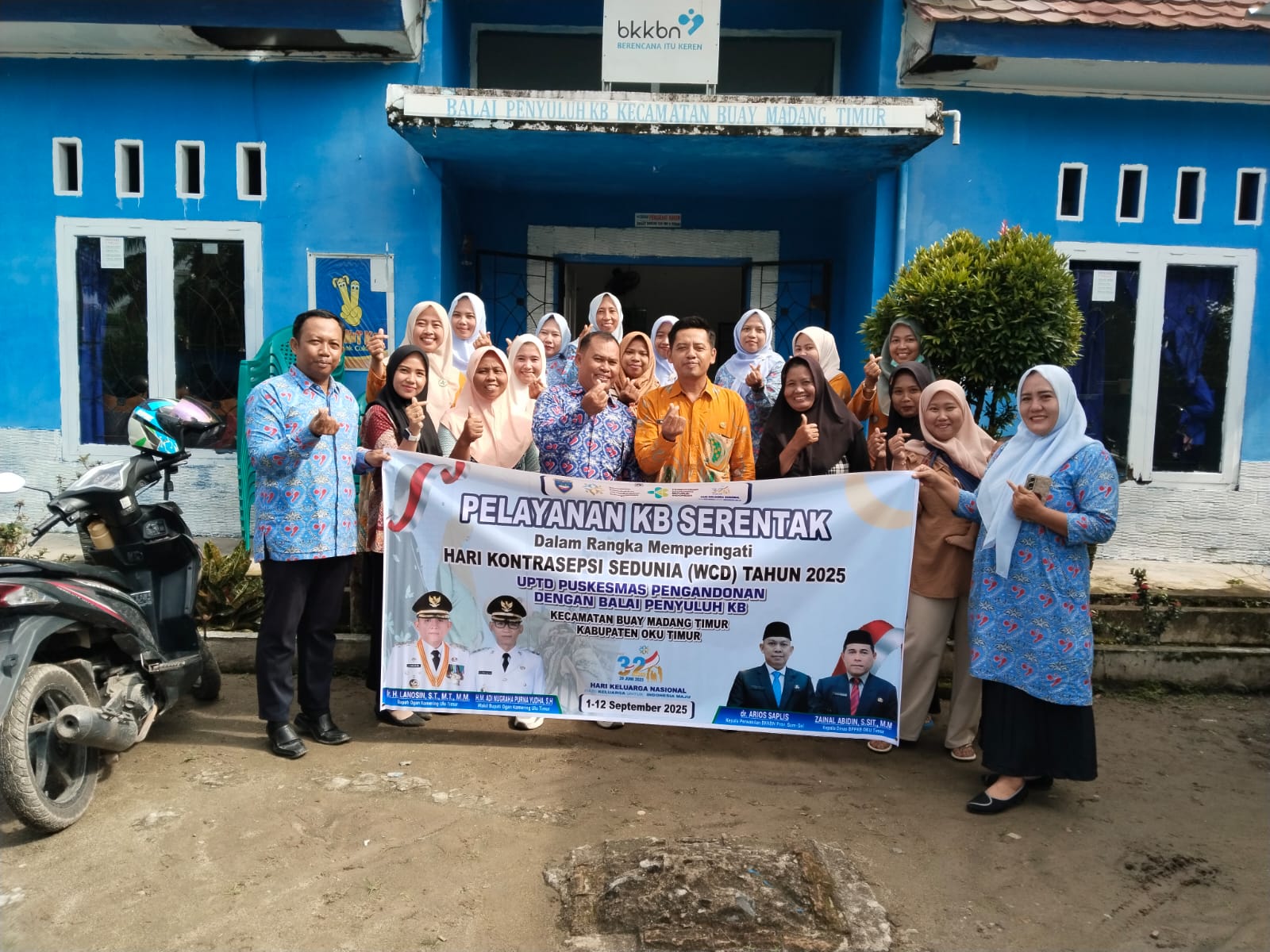 Gebyar KB Gratis Warnai Peringatan Hari Kontrasepsi Sedunia di Buay Madang Timur