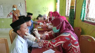 508 Pelajar Mts Darul Huda Mendapat CKG Dari Puskesmas Bangsa Negara