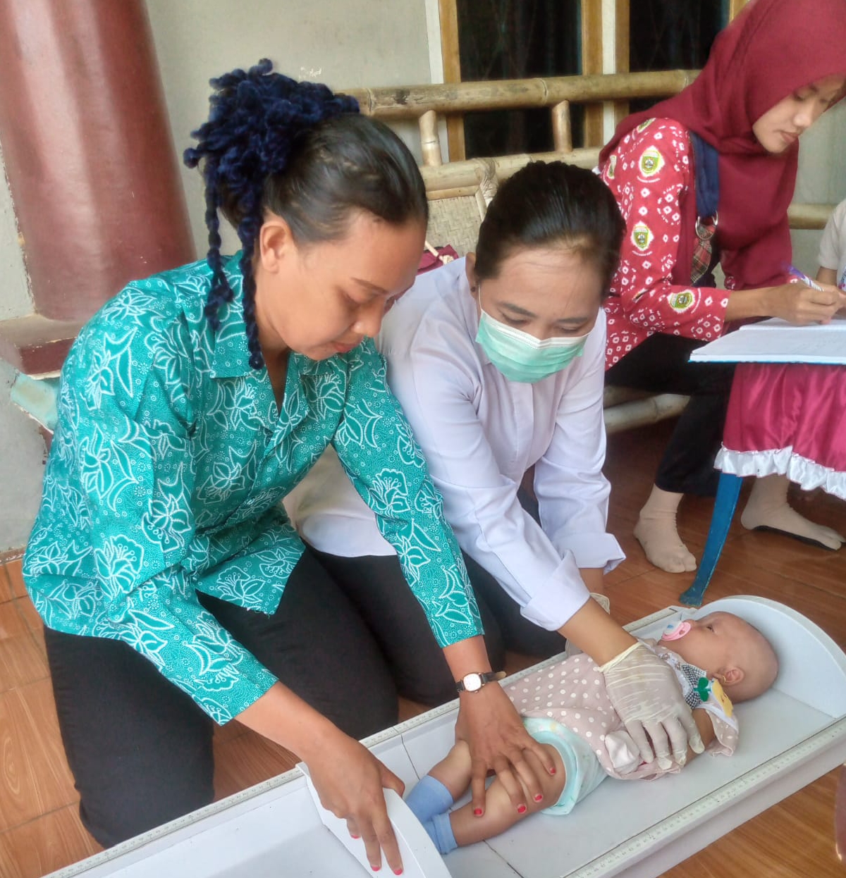 Tingkatkan Pelayanan, Puskes Burnai Mulya Rutin Gelar Posyandu