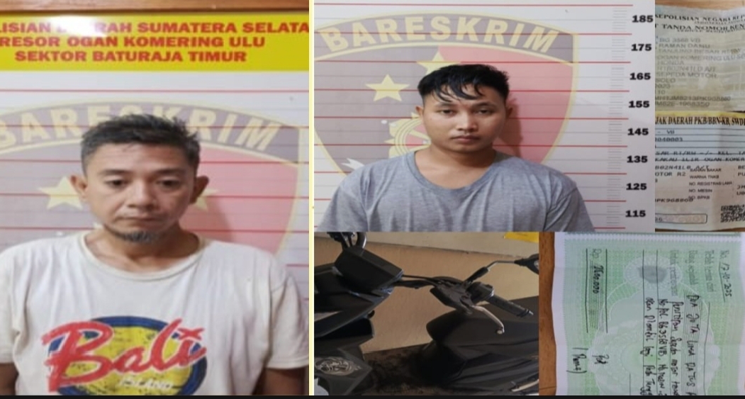 Dua ASN di OKU Terlibat Kasus Penggelapan dan Penadahan Motor, Polisi Amankan Kedua Pelaku