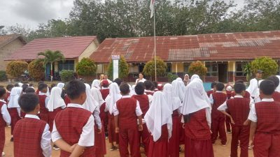 Puskesmas Burnai Mulya Gelar Pemberian Obat Pencegahan Massal Kecacingan untuk Anak