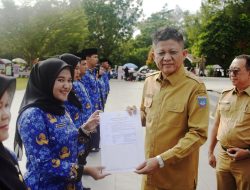 ‎4.157 Pegawai Pemkab OKU Timur Resmi Diangkat PPPK Paruh Waktu