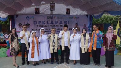 TK dan SD Fransiskus Baturaja Deklarasikan Sekolah Ramah Anak, Disdik OKU Harapkan Semua Sekolah Ikut Terapkan